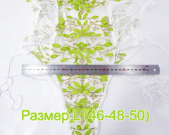 Боди кружевное / Прозрачное, сексуальное, нижнее белье/ Цвет бирюзовый / Размер L (46-48-50) - Pic n 307686