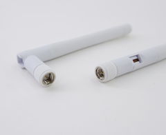 Wi-Fi антенна 5DBi 2.4G 2DB всенаправленная SMA Male 11cm, Прямая или угловая для роутеров, цвет Белый 1шт. - Pic n 308021