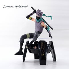 Фигурка NARUTO “Kakashi Hatake” Какаси Хатакэ 17,5 см в подарочной коробке. Съёмная маска и меч в комплекте. Лицензия. - Pic n 308298