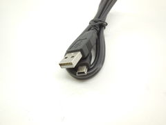 Кабель USB на miniUSB длинна 1 метр, цвет чёрный НОВЫЙ - Pic n 310011
