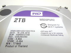 Жесткий диск 3.5 HDD SATA 2TB WD Purple 2 TB  - Pic n 310196