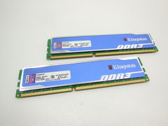 Оперативная память DDR3 8Gb KIT (4+4Gb) Kingston HyperX Blu KHX1600C9D3B1K2/8GX PC3-12800 (DDR3 1600 МГц)