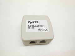 ADSL телефонный сплиттер ZyXel AS6EE, DSL-30CF adsl splitter универсальные для ADSL модемов