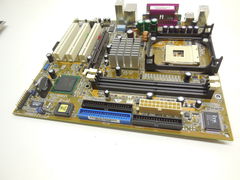 Материнская плата Socket 478 ASUS P4GE-VM (Rev. 1.02) Рамка задних портов в комплекте - Pic n 310430