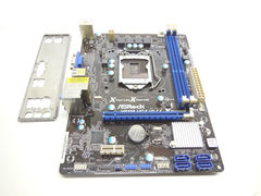 Материнская плата Asrock H61M-VG4 Socket 1155 Рамка задник портов в комплекте - Pic n 310605