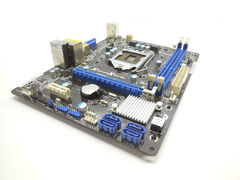 Материнская плата Asrock H61M-VG4 Socket 1155 Рамка задник портов в комплекте - Pic n 310605