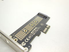 Адаптер переходник NFHK N-M2X1 Ver. 2.0 M.2 (M2) NVMe на PCI-E x1 - Pic n 310628