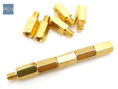 10шт. Винт стойка для крепления материнской платы в корпус ПК PCHSN-6 M3 метрическая резьба 6 + 4 мм - Pic n 47760