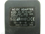 Блок питания AC-DC Adapter Model: DV-751AUP /Output: 7.5V, 1000mA
