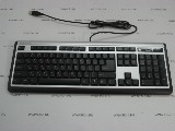 Клавиатура Genius SlimStar 100 /USB /Цвет: серебристо-черный /НОВАЯ