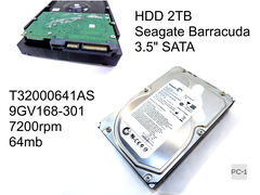 HDD 2TB Seagate Barracuda 3.5" SATA Внутренний жесткий диск для ПК ST32000641AS 9GV168-301 7200rpm, 64mb 