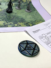 7шт. «DnD D20 Premium» Подземелья и драконы Жетоны вдохновения. Токены К20, Фишки атрибуты мастера ДнД. - Pic n 310777