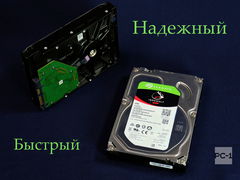 HDD 4TB 3.5" SATA III Seagate Barracuda Ironwolf Внутренний жесткий диск для ПК ST4000VN008 5400rpm, 256МБ. Пробег 20тыс часов. - Pic n 310802