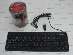 Клавиатура Bliss Flexible Keyboard MFR109L Black /USB + PS/2 /гибкая /герметичный дизайн /цвет: Черный /RTL