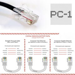 50шт. Вилка для сетевого кабеля RJ-45 категории Cat.6 под Gigabite Ethernet до 1GB/s, коннектор 8P8C RJ45 CAT6 универсальный без вставки - Pic n 289398