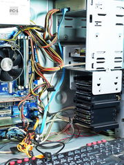 1шт Подвесная съёмная корзина в салазки ATX корпуса ПК или Сервера. Модульный Кронштейн для 4шт 2.5" SATA жестких дисков SSD HDD в отсек 3.5&quot - Pic n 310985