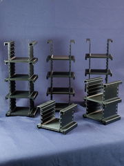 1шт Подвесная съёмная корзина в салазки ATX корпуса ПК или Сервера. Модульный Кронштейн для 4шт 2.5" SATA жестких дисков SSD HDD в отсек 3.5&quot - Pic n 310985