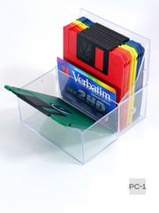 10шт. Цветные Дискеты FDD 1.44 Мб 3.5" Verbatim в пластиковом прозрачном боксе, форматированные, износостойкие. - Pic n 311028