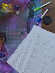 DnD Поле игровое НРИ 60x84см сетка 25х25мм «Мистический дом на горе» для боевых сцен, самоклеящееся ламинированное - Pic n 311038