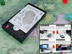 Внешний Жесткий диск 2TB HDD 2,5" USB Type-С RAID-0 Массив с двумя хардами по 1TB. Алюминиевый корпус. Качество, надёжность! - Pic n 311042