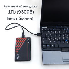 1TB SSD USB 3.0 Type-C Внешний жесткий диск 2.5 дюйма. Быстрый, подходит для Игр. Воткнул в Смартфон, Консоль, Ноутбук, ПК работает! Ударопрочный - Pic n 311044