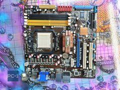 Материнская плата Socket AM2 ASUS M3A78-CM чипсет AMD 780V, 4xDDR2, PCI-E x16, PCI-E x1, 2xPCI, 6xSATA, IDE, FDD, 24+4pin, VGA, DVI, DisplayPort, 6xU - Pic n 299231