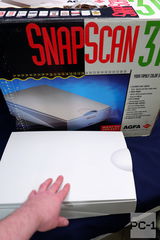 Раритет Сканер A4 AGFA SnapScan 310 MAC Version планшетный A4 CCD, 300 dpi, SCSI p/n:44.68502.021 Мануал драйвер на CD дисках + Контроллер SCSI  - Pic n 311073