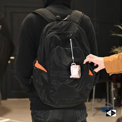 Пранк Прикол — Укради мои деньги! 7.5см Чемодан брелок с деньгами, прозрачный розовый. Украшение ретрактор для сумки.  - Pic n 311076