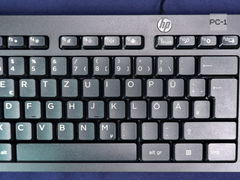 Немецкая раскладка QWERTZ!!! USB Клавиатура механическая HP 125 Wired Black TPA-P001K GR M27527-041 P/N 266C9AA#ABD M27881-041 BKTAA0BTJGQQTB - Pic n 311080
