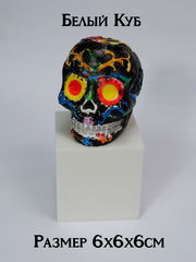 Белый Куб. Размер 6х6х6см. Подставка под товар. Торговое оборудование для бутиков, выкладка товара на витрину. - Pic n 310308