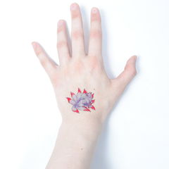 4шт. Тату Ловец снов, Роза Харадзюку, Кицунэ лисица, Год Змеи 2025. Переводные временные татуировки водостойкие, яркие, качественные!  - Pic n 311096