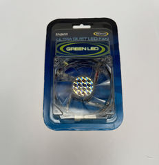 Вентилятор для ПК zalman ZM-F1 LED 80мм 80мм с зелёной подсветкой. 