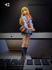 Ну вот, опять плакать... 20см Фигурка в ПК Каори Миядзоно с скрипкой Твоя апрельская ложь. Качественная + подарок Your Lie in April - Pic n 311118