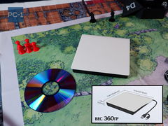 Type-C USB3.0 CD DVD +/-RW Внешний оптический привод для ПК и ноутбуков MOBILE DC5V, устройство для записи и чтения Компакт и DVD дисков. Драйвера не - Pic n 311143