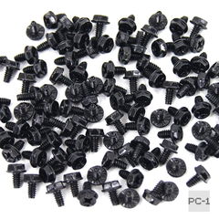 10шт. Чёрные Винты UNC 6-32 с шестигранной головкой для крепления комплектующих в корпус ПК. - Pic n 284515