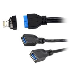 USB 3.2 Gen2 Front Panel Header to USB 3.0 19 Pin Header Converter Адаптер TYPE-E на 19/20PIN