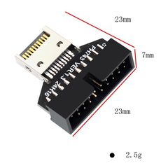 USB 3.2 Gen2 Front Panel Header to USB 3.0 19 Pin Header Converter - Pic n 311151