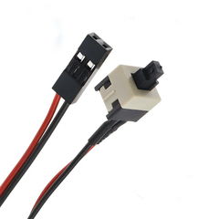 Кнопка Power и Reset, Power Reset SW 2pin для подключения к материнской плате к F_PANEL 1шт. - Pic n 48081