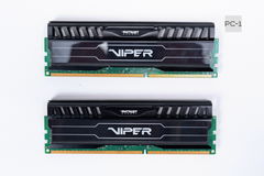 Оперативная память DDR3 16GB 2x8GB Patriot Viper PV316G160C0K, DIMM, PC3-12800, 1600MHz, CL10, 1.5v, XMP, радиатор на чипах - Pic n 297218