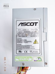 Блок питания для ПК Ascot A-460 (ver. 2.01) Основной разъём питания материнской платы — 20+4 pin (совместим с ATX) - Pic n 311110
