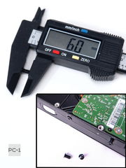 50шт. Винты 6#-32 6-32x6mm Для HDD 3.5" с плоской головкой 5,6mm без конуса, длина винта 6мм, Диаметр резьбы 3,4мм для крепления диска в корзин - Pic n 311230
