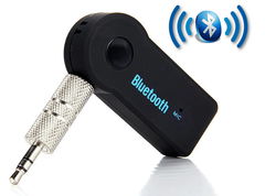 USB Bluetooth аудио приемник с AUX переходником адаптер в машину для старой магнитолы с AUX / Ресивер USB Трансмиттер позволяет воспроизводить музыку  - Pic n 279868