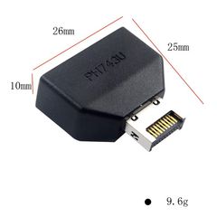 USB 3.2 Gen2 Front Panel Header to USB 3.0 19 Pin Header Converter Адаптер TYPE-E на 19/20PIN - Pic n 311151