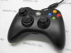 Геймпад проводной Microsoft Xbox 360 Controller /USB /Виброотдача /Совместимость ПК, Xbox 360 /Два аналоговых джойстика /D-pad /Количество кнопок 10 /Длина кабеля 3 м /RTL