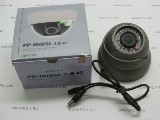 Купольная камера Praxis PP-1010SL 2.8-12 /Матрица: 1/3” SHARP (752 x 582) /Объектив: варифокальный 2.8-12 мм /поддерживается как дневной так и ночной режим /высокое разрешение /устанавливается на пото