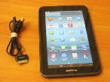 Планшет Samsung Galaxy Tab 2 7.0 (GT-P3100) /экран 7" (1024x600), емкостный, мультитач /Android 4.2 /Wi-Fi, Bluetooth, 3G, GPS, ГЛОНАСС, две фотокамеры /память 8 Гб, microSDHC /USB-кабель