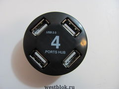 USB-хаб HB-6016H /4хUSB 2.0 порта, пассивный /Цвет: Черный /RTL /НОВЫЙ