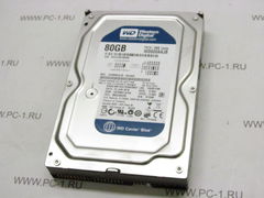 Жесткий диск HDD IDE 80Gb Western Digital WD800AAJB /7200rpm /8Mb /НОВЫЙ