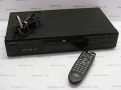 DVD-плеер Hi-Fi Denon DVD-800 /Прогрессивная развертка (PAL/NTSC) /Видео ЦАП 10 бит / 27 МГц /Аудио ЦАП 24 бит / 96 кГц /Поддерживаемые носители DVD, CD, CD-R, CD-RW /MP3 /Выходы: композитный, S-video