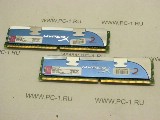 Модуль памяти DDR2 2Gb KIT 2X1Gb PC2-6400 Kingston HyperX KHX6400D2LLK2/2G /2.0 В /CL 4 /с радиаторами охлаждения
